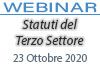 23/10/2020 Webinar Formativo: Statuti del Terzo Settore