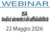 Webinar 22/05/2026 - ISA – Indici sintetici di affidabilità