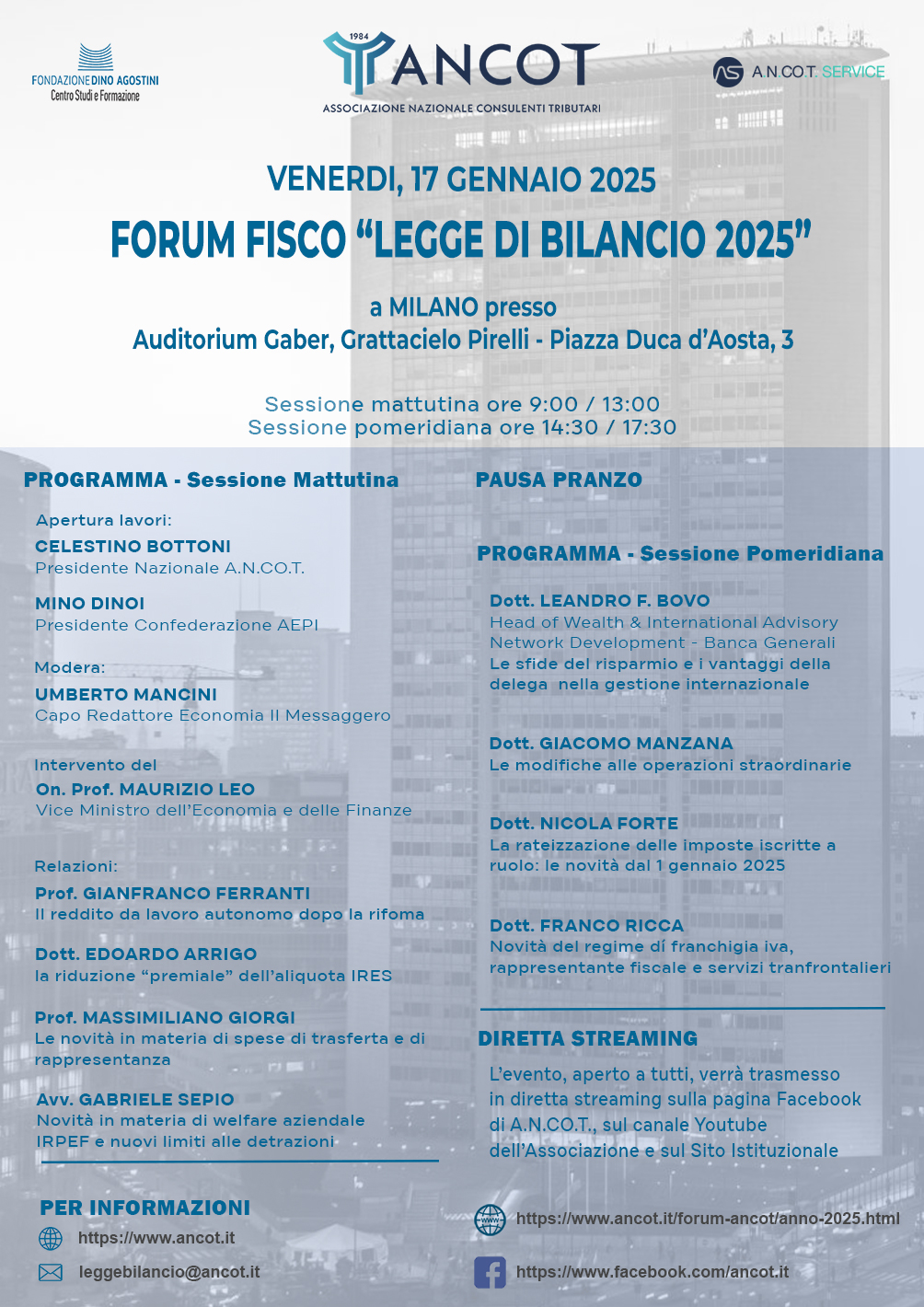 Forum Fisco 2025 Locandina 09 01 2025 2